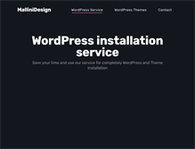 Tablet Screenshot of mallinidesign.com